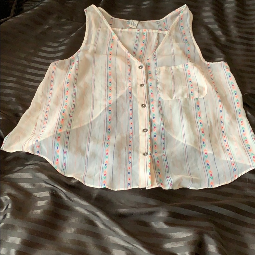 Cream blouse